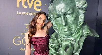 Inés Hernand en la gala de los Goya