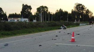 Así quedó la moto en la que iba la mujer fallecida