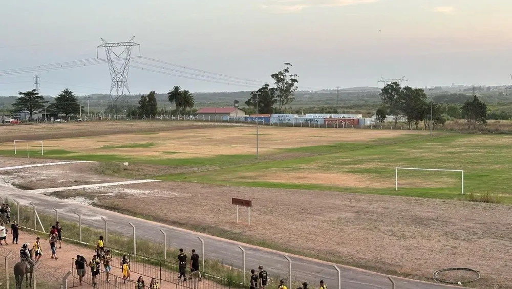 Las canchas 1 y 2 vistas desde la Tribuna Cataldi