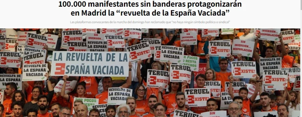 Movilización de La España Vaciada