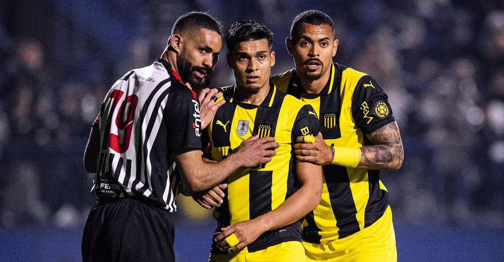 Fabricio Martínez, Matías Arezo y Emanuel Gularte