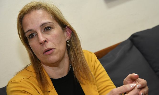 Silvia Tejera, la secretaria general de Adeom Montevideo