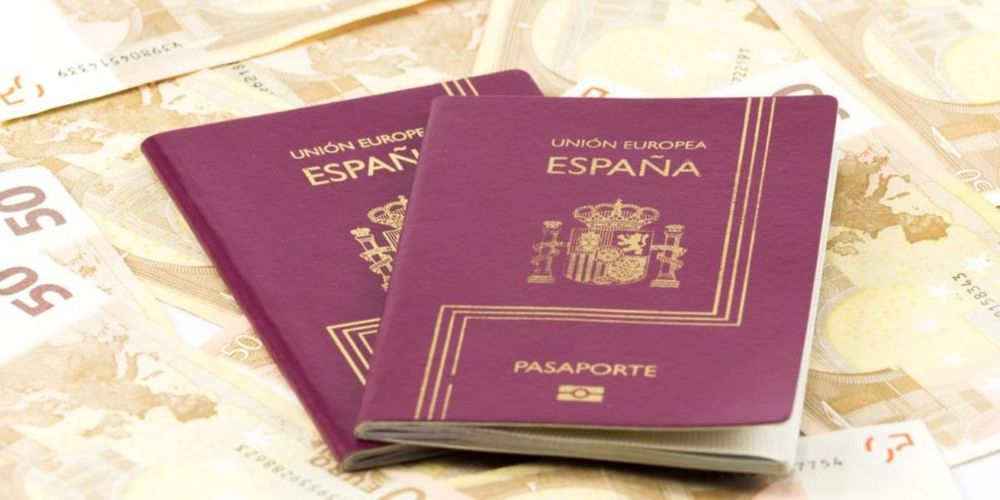 Pasaporte español.&nbsp;