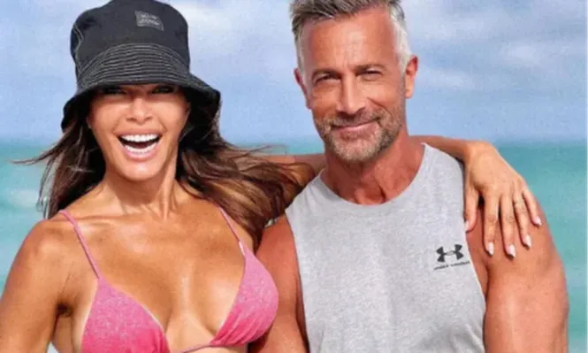 Catherine Fulop y Osvaldo Sabatini en su mejor momento