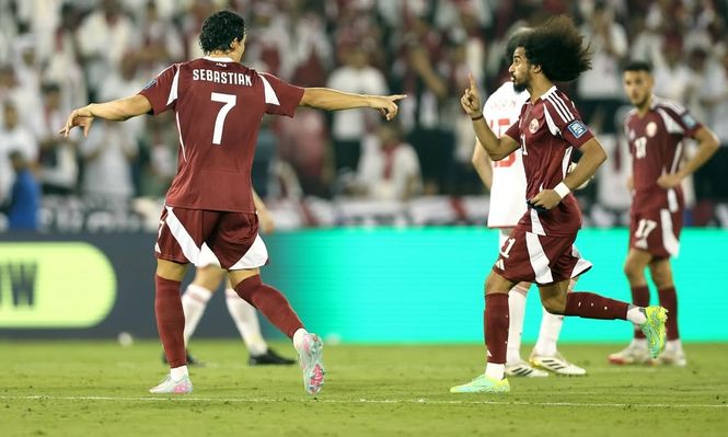 Sebastián Soria y Akram Afif