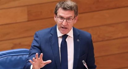 El líder del PP, Alberto Núñez Feijóo