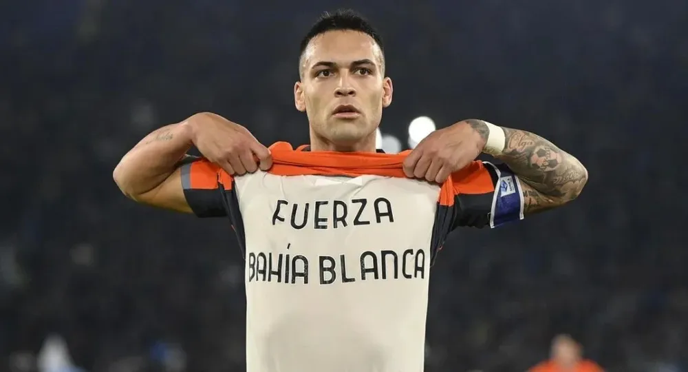 Lautaro Martínez y la solidaridad con Bahía Blanca
