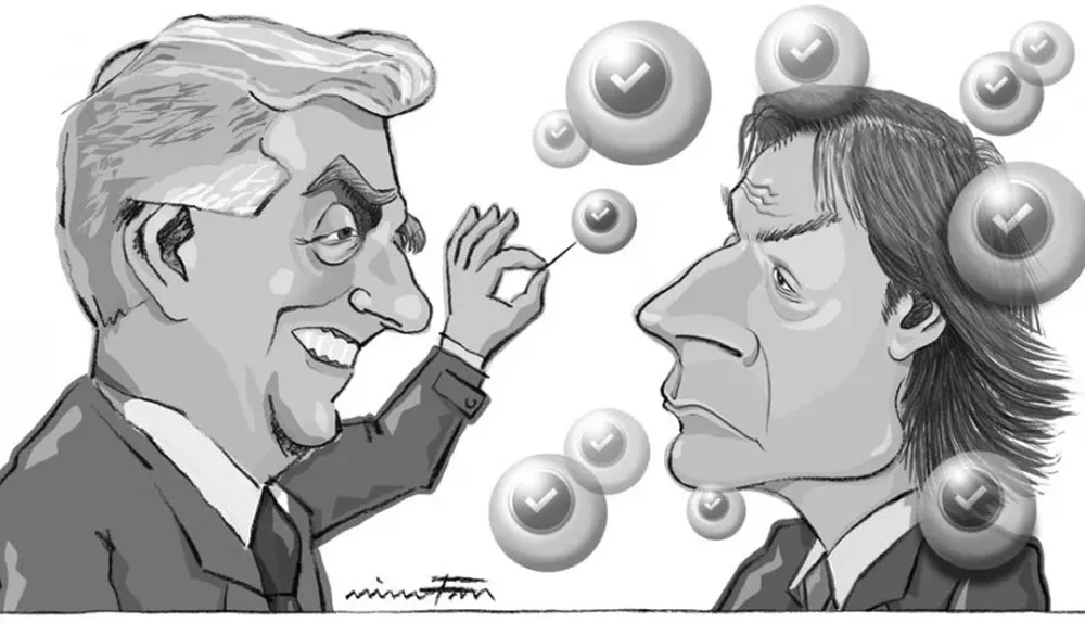 Ambos candidatos se encontraron en privado en un hotel de Melo