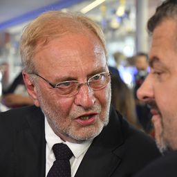 Ricardo Vairo, presidente de Nacional, y Flavio Perchman, vicepresidente tricolor