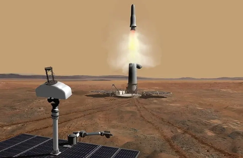 Diseño por ordenador del cohete para la recogida y posterior traslado de muestras extraplanetarias