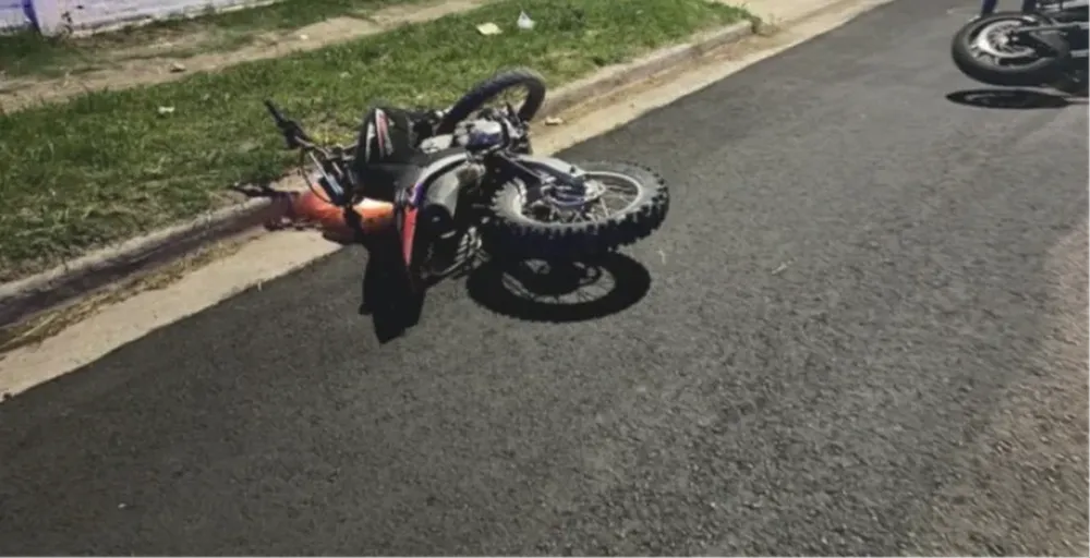 Las motos en las que se movilizaban los delincuentes