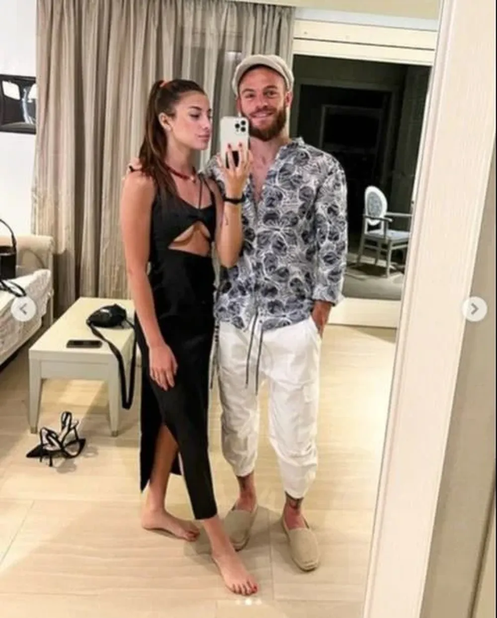 Nahitan Nandez compartió fotos junto a su nueva pareja en el Día de los Enamorados