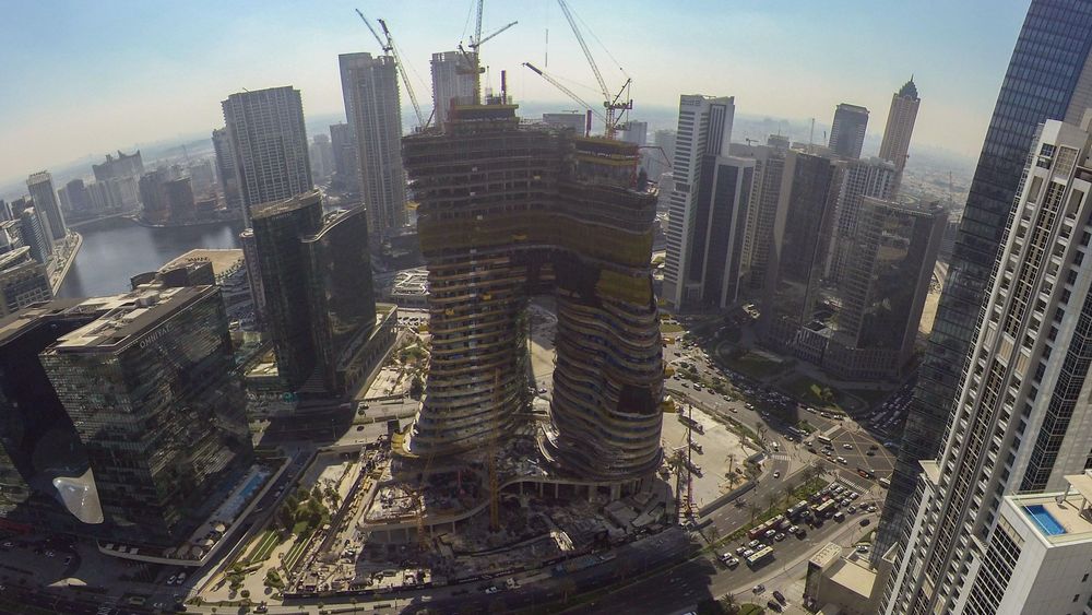 El edificio Bugatti Residences en Dubái se encuentra actualmente en construcción.