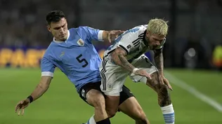 Manuel Ugarte fue figura ante Argentina