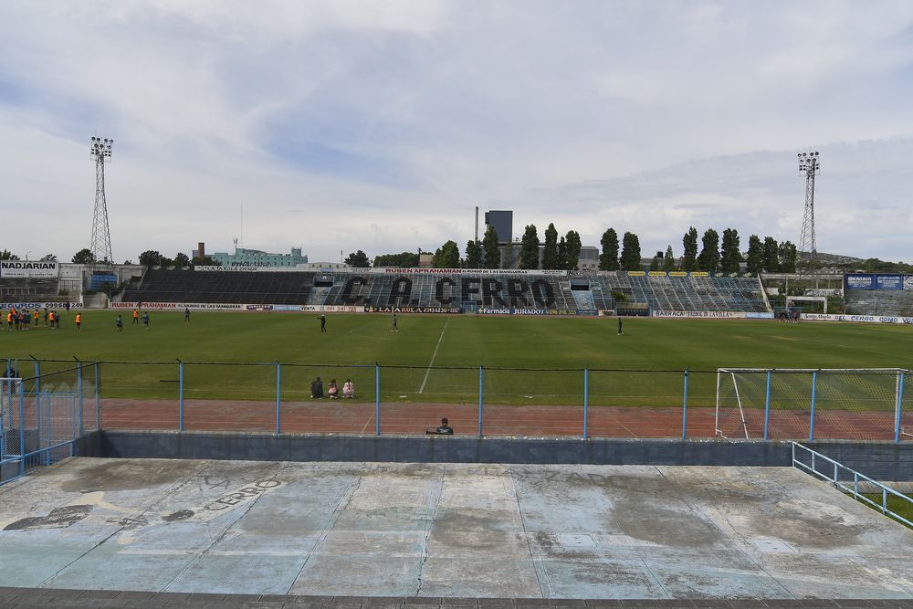 Así se ve la cancha del Tróccoli a días del partido con Peñarol Así se ve la cancha del Tróccoli a días del partido con Peñarol