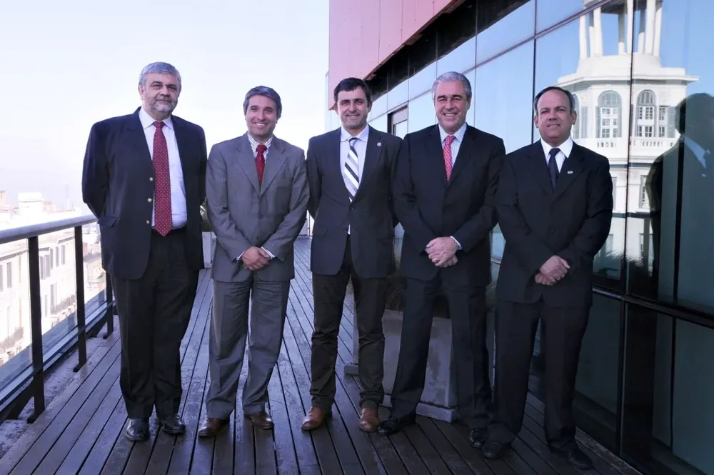 Daniel Urgoiti, Gustavo Trelles, Alejandro Pérez, Jorge Jourdan y Álvaro Quintants