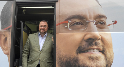 El presidente del Principado de Asturias, Adrián Barbón