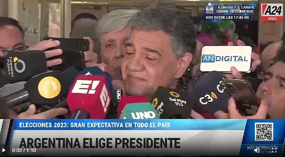 Jorge Macri votó en el Lenguas Vivas