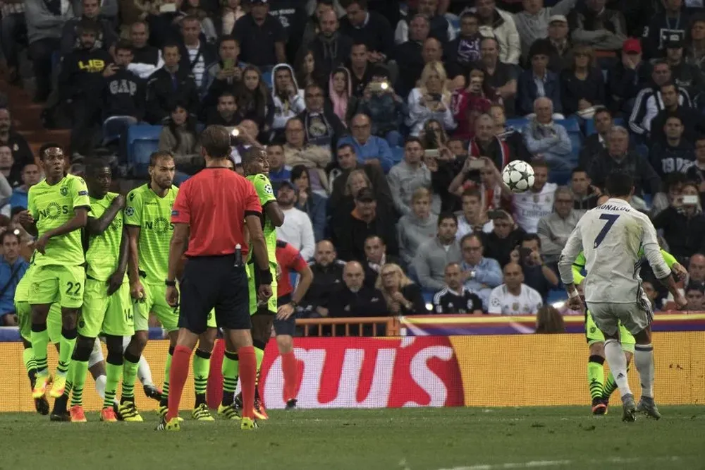 El golazo de tiro libre de Cristiano Ronaldo