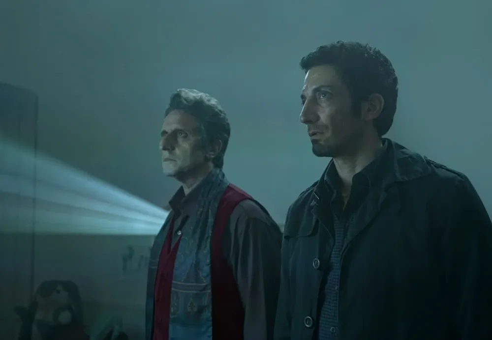 Diego Peretti y Juan Minujín en La ira de Dios