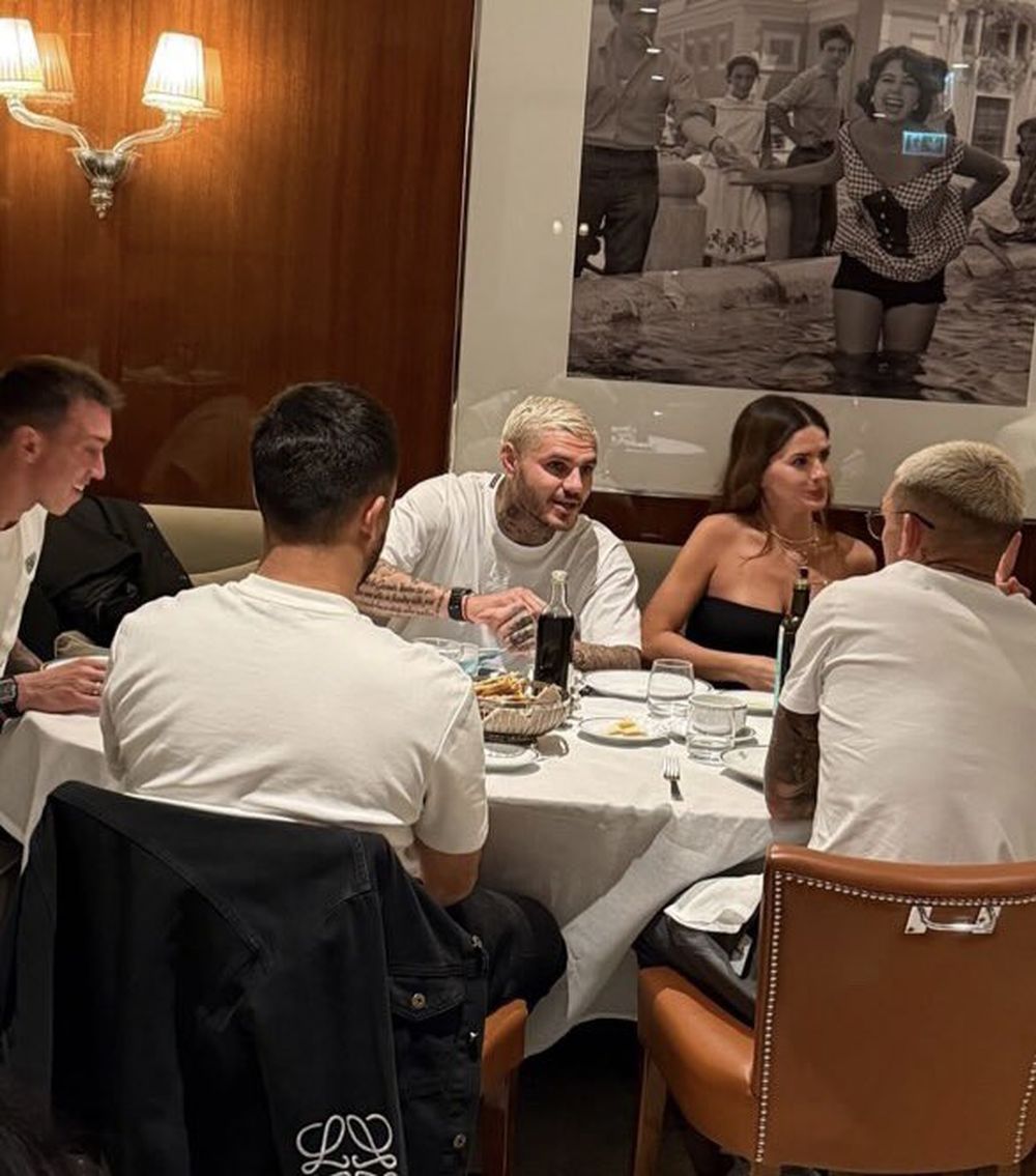 La China Suárez, Icardi, Muslera y Torreira compartieron una cena en Turquía