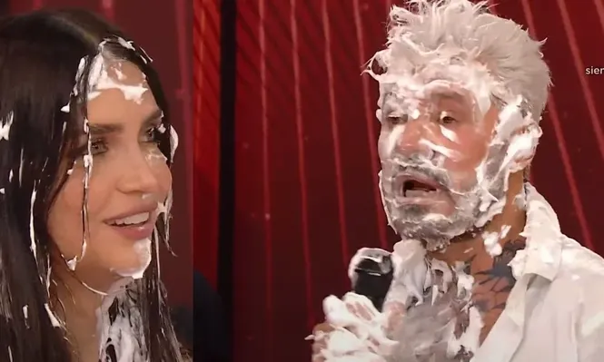 Así terminaron Tinelli y Zaira Nara después de varios pastelazos en el Bailando