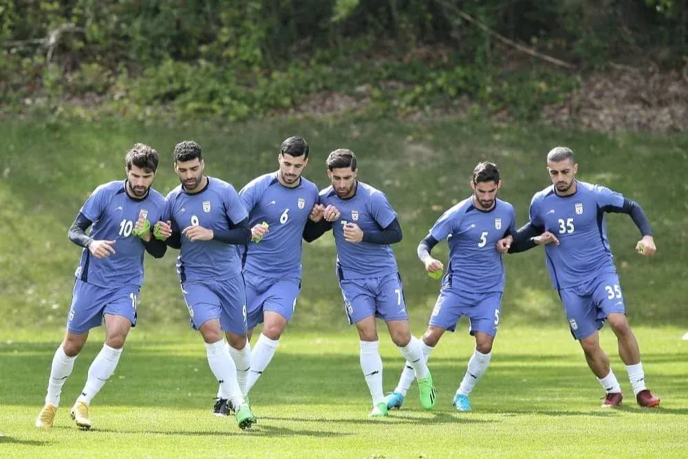 Entrenamiento de Irán en Austria