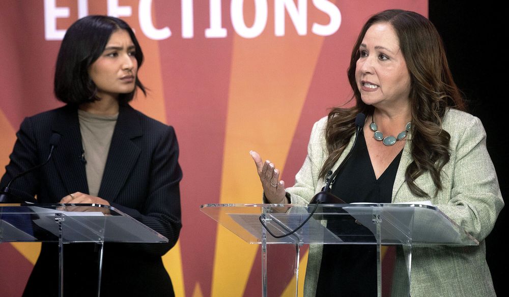 Deja Foxx y Adelita Grijalva compitieron en las primarias demócratas de Arizona.
