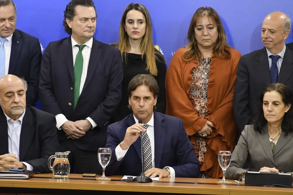 Lacalle Pou defendió la reforma de la seguridad social