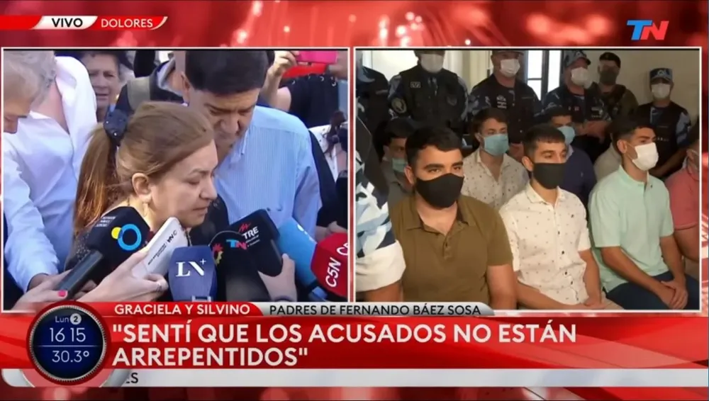 Empezó el juicio a los asesinos de Fernando Báez Sosa