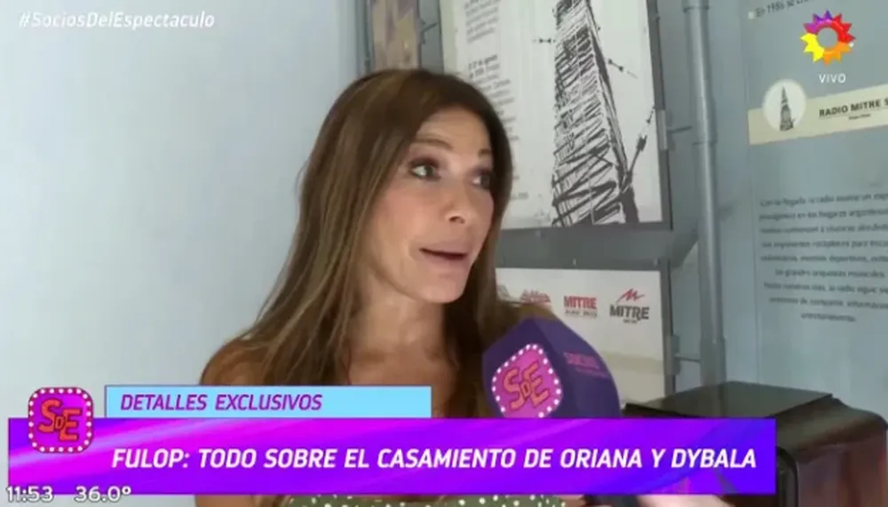 La actriz venezolana dio detalles del casamiento de su hija con el futbolista