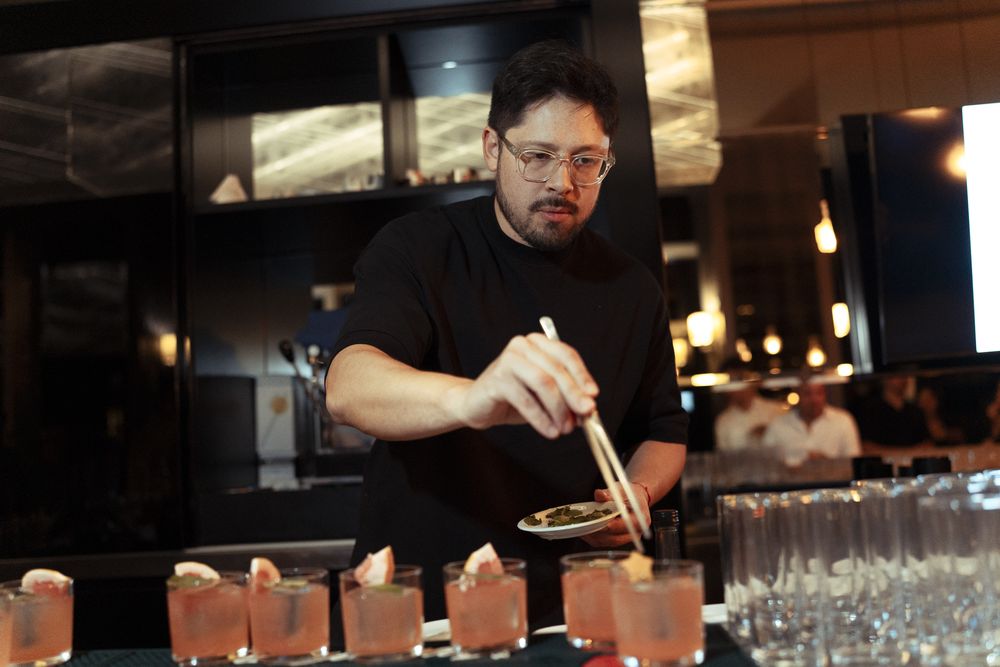 Adrián Guedes, bartender de Patio Euskadi.