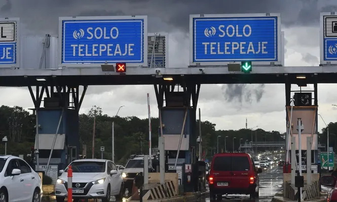 Peaje de Pando. (Archivo)