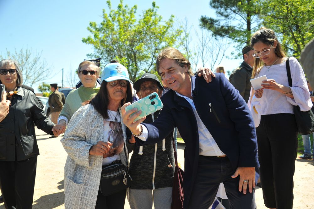 Lacalle Pou en Santa Clara de Olimar
