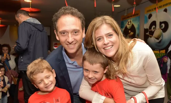 Pablo Garfinkel, Dolores Capurro, Nicolás y Martín Garfinkel