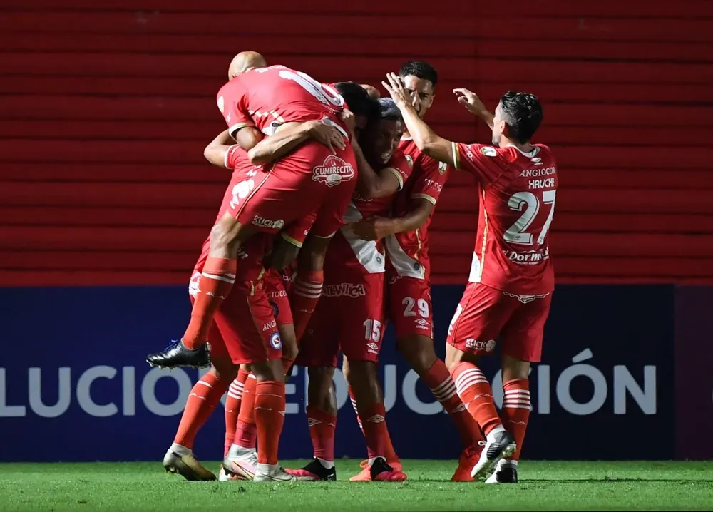 El festejo de Argentinos Juniors