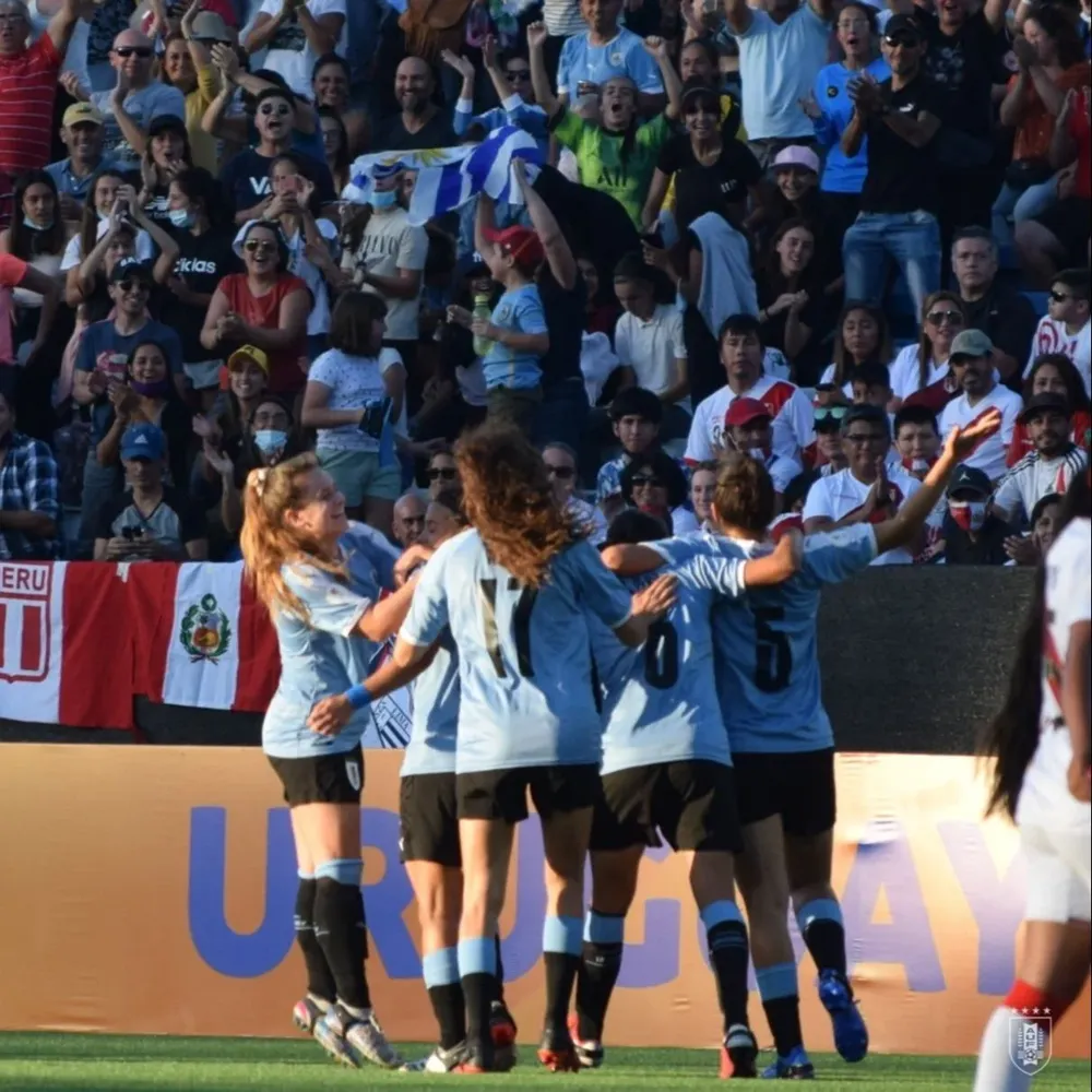 El festejo del primer gol