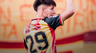 Nicolás Fernández celebra el triunfo de Progreso