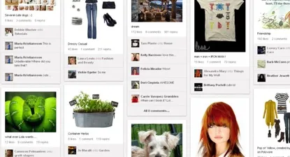 La portada de Pinterest