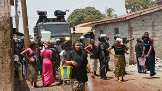 Protesta en Guinea