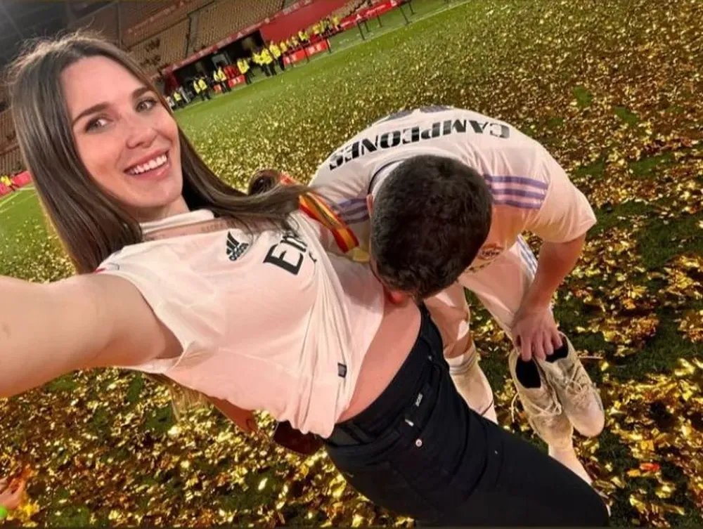 El beso de Fede Valverde