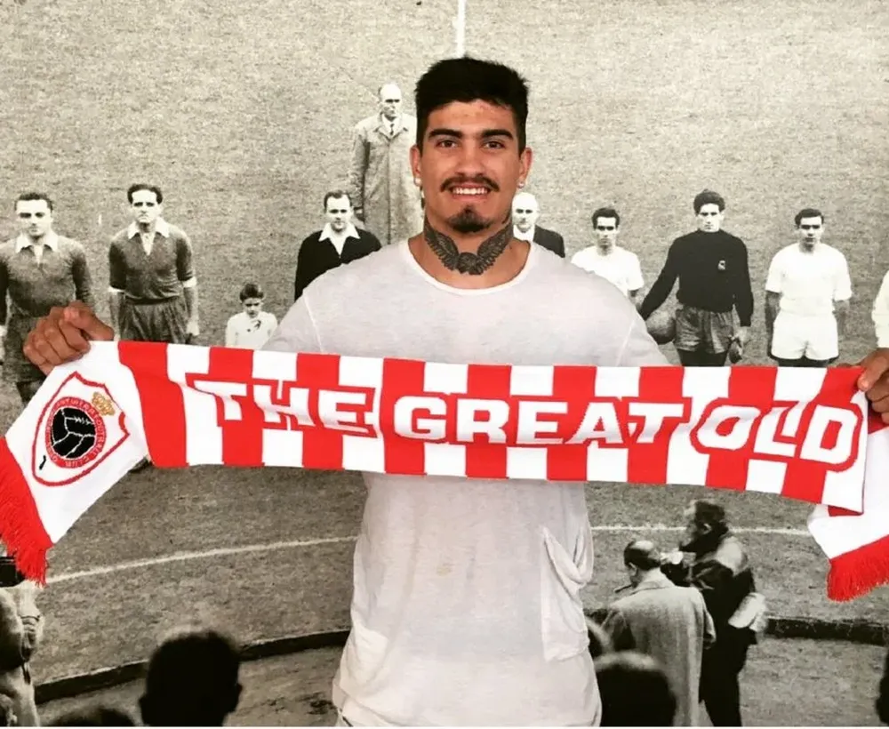 Ardaiz con los colores de su nuevo club