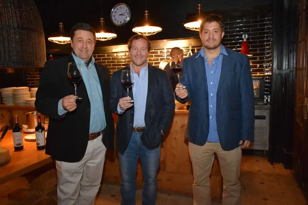 Fernándo Deicas, Enrique Garbino y Santiago Deicas