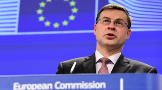 El responsable de Comercio de la Unión Europea, Valdis Dombrovskis