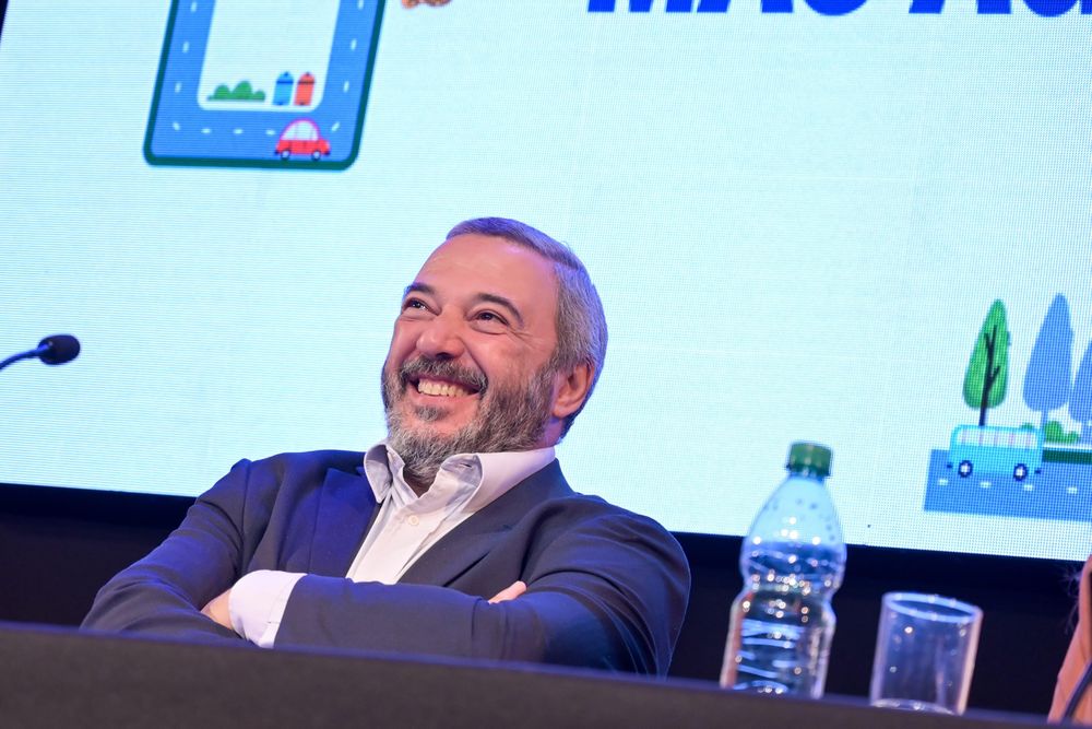Mario Bergara durante la campaña que lo llevó a ser intendente de Montevideo