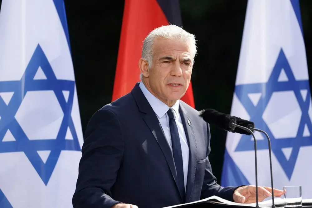 El primer ministro israelí, Yair Lapid, durante su visita a Alemania