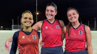 Lupe Curutchague, Martina Bonaudi y Agustina Díaz