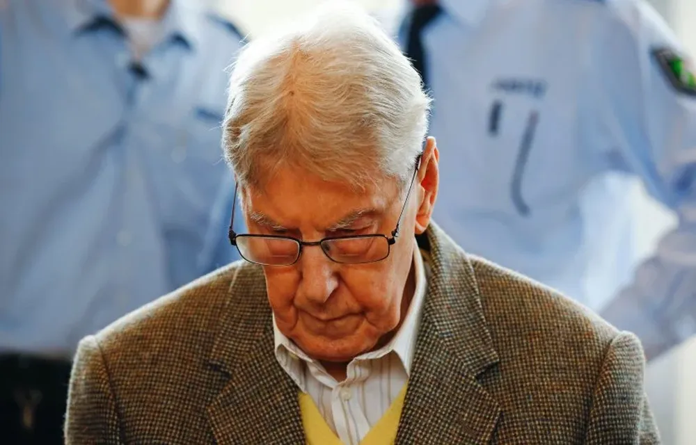 Reinhold Hanning, antiguo guardia de seguridad de un campo de concentración.