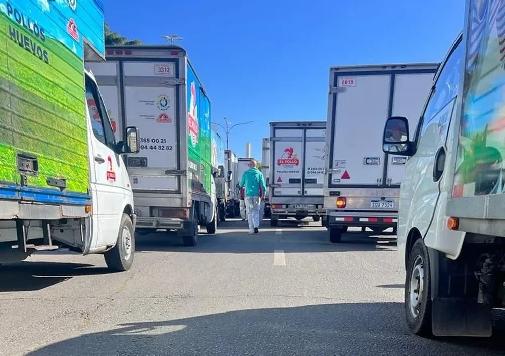 La primera camionada, el 3 de noviembre.