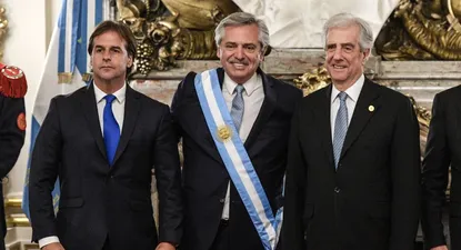 alberto fernandez llamo a lacalle: quiero tener una buena relacion contigo